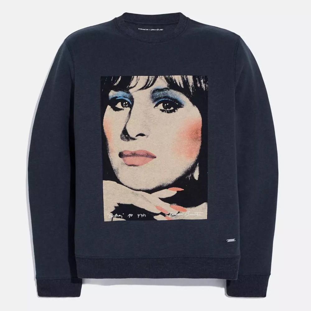 Coach x Richard Bernstein Barbra Streisand Sweatshirt NWT Size S